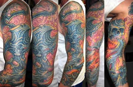 Tattoos - Biomech Sleeve - 132262